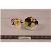 Image 1 : Ainsley Stratford Bone China Flowers (Has Crack), Stratford Bone China Flowers