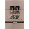 Image 1 : (2) Marilyn Monroe Tins - 4"x4"x1" & Saskatchewan RoughRiders Vanity License Plate