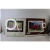 Image 1 : (2) Framed Tractor Pictures - 1918 Parrett, 1932 Eagle 6A - 16 1/4" x 20"