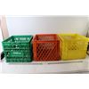 1868   (3) Plastic Crates