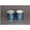 Image 2 : (2) Decorative Vases, Candle Holder
