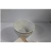 Image 4 : Assorted Candle and Cloths, Candle Holders, (3) Bowls,