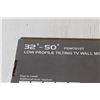 Image 2 : 32"-50" Low Profile Tilting TV Wall Mount