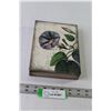 Image 1 : Sid Dickens Autographed "Purple Flower" Memory Block (Some Chips) 8.25" x 6.25" x 1.5"