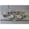 Image 1 : (3) Teacups And (5) Saucers and (2) Mugs(All 10 pieces are Fine Bone China)
