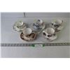 (5) Sets Fine China Teacups And Saucers
