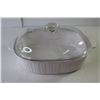 Image 2 : Casserole Dish With Lid (Glass) - 15" Including Handles