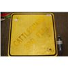 Image 1 : Vintage Traffic Sign "Cattleguard 300 Feet"