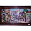 Image 2 : Large Needle Point, Framed Horse and Carriage,