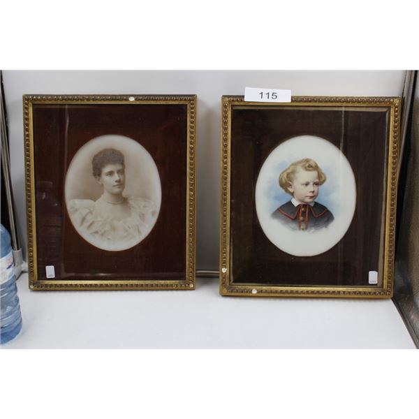 2 Antique Picture Frames