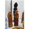 Image 8 : Misc. Wooden Figurines, some signed,