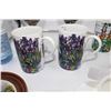 Image 10 : 2 Glass Wine Goblets, 4 Dunoon Mugs,