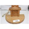 Image 2 : Vintage Wooden Fireplace Light.