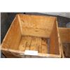 Image 3 : 1 Vintage Butter Crate and 1 Ammunition Crate