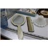 Image 6 : Vintage Vanity Set Celluloid?, Mirror and Comb