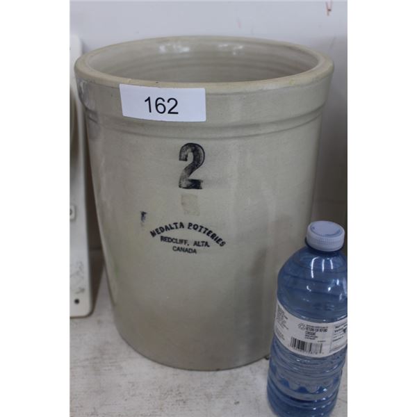 Antique 2 Gallon Medalta Crock