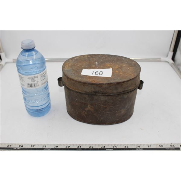 Antique Metal Miners Lunch Box
