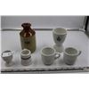 Image 1 : 2 Medalta Cups, 1 small jug, 1 egg holder