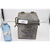 Image 1 : Antique Galvanized Miners Lunchbox