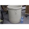 Image 3 : Antique 10 Gallon AB Potteries Redcliff  Crock