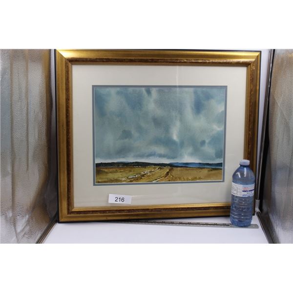 Framed, Signed, Original Water Color "Late Spring"