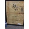 Framed, Double Sided News paper New York Journal