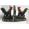 Image 3 : Cast Iron Rooster Bookends, Ashtray, Players Tins