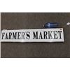 Image 1 : Enamel Sign, "Farmers Market"