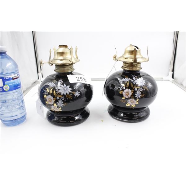 2 Vintage Oil Lamps