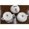 Image 2 : Vintage Ceramic  Bunnykins: Cup, Piggy Bank, Doubl