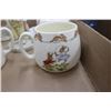 Image 5 : Vintage Ceramic  Bunnykins: Cup, Piggy Bank, Doubl