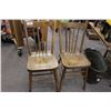 Image 1 : 2 Antique Wooden Chairs