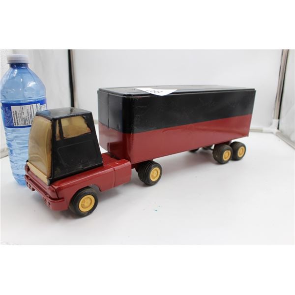 Vintage Metal Tonka Truck and Trailer