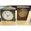 Image 2 : 2 Vintage Clocks, 2 Ashtrays, Ceramic Jug, and