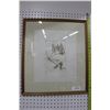 Image 1 : Framed Signed Drawing "Prairie Leaves III"