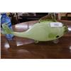 Vintage Green Alta  Glass Fish Art Glass