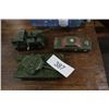 3 Military Metal Children's Toys