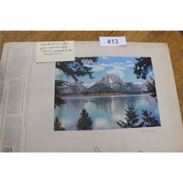 Antique Prints For Golden Gate Exposition