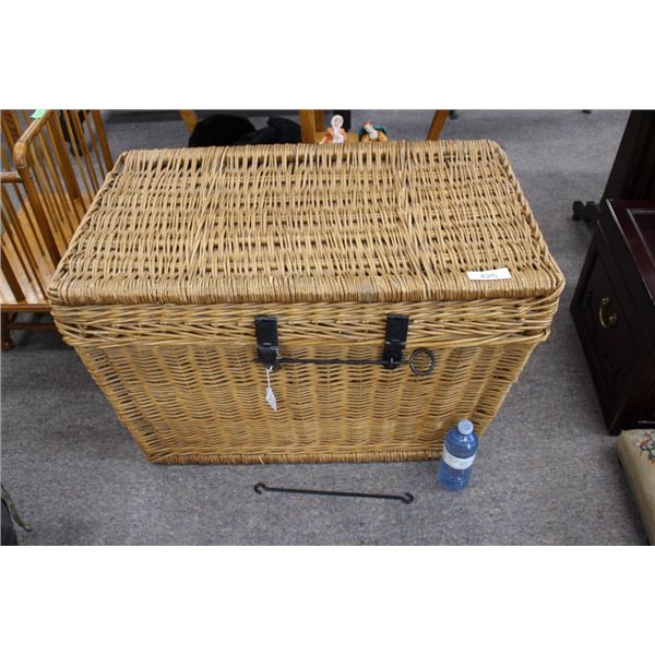 Antique Wicker Trunk