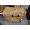 Image 1 : Antique Wicker Trunk