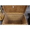Image 4 : Antique Wicker Trunk