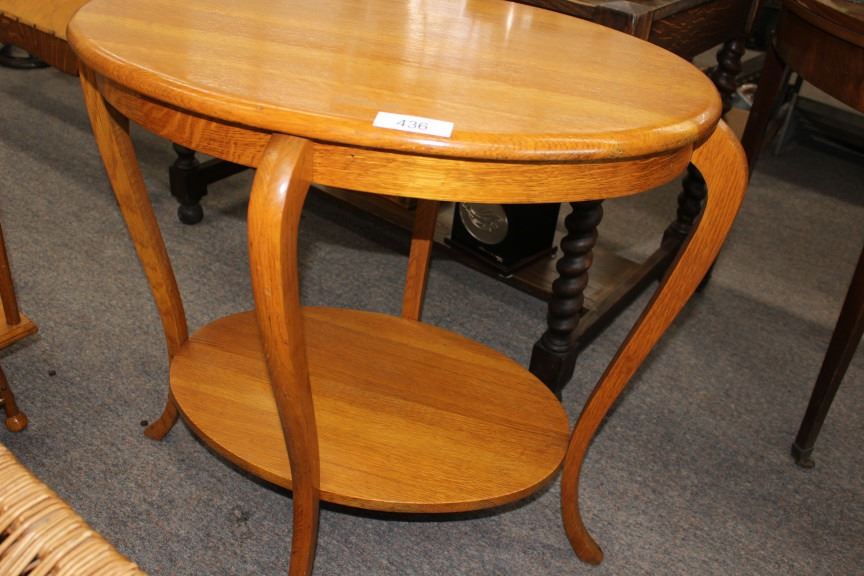 Vintage Oak Side Table