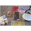 Image 1 : Misc. Vintage Road Maps and a Set Of Steak Knives