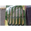 Image 8 : Misc. Vintage Road Maps and a Set Of Steak Knives
