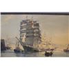 Image 2 : Framed, Signed Print : "Thermopylae Leaving