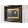 Image 1 : Antique Framed Picture of Couple