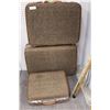 Image 2 : Set of 3 Vintage Suitcases