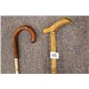 Image 2 : 2 Vintage Walking Sticks