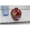 Image 3 : Small, Heavy, Signed Glass Vase
