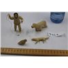 Image 1 : Misc. Small  Bone  Figurines